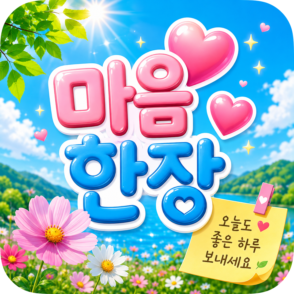 마음한장 앱 아이콘
